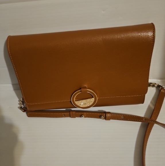 Versace Authentic M Clutch with Chain and Leather Strap - Tan - Picture 5 of 13